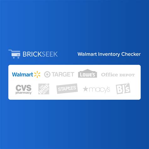 Walmart inventory checker brickseek - Reviews, rates, fees and rewards details for the Walmart Store Card. Compare to other cards and apply online in seconds. Info about Walmart® Store Card has been collected by Wallet...